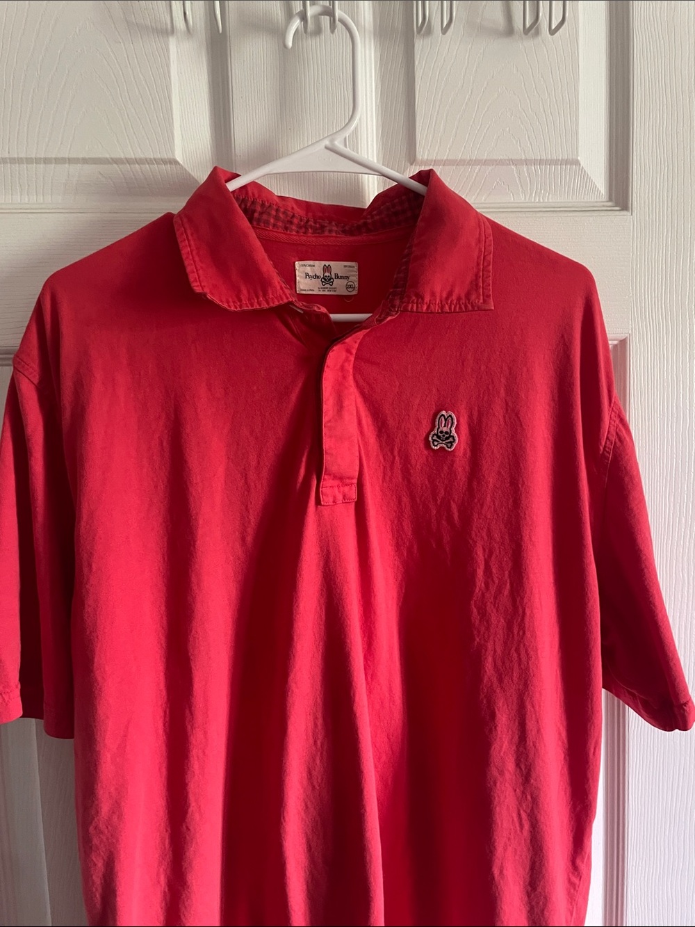 Psycho Bunny Red 2XL Embroidered Logo Polo